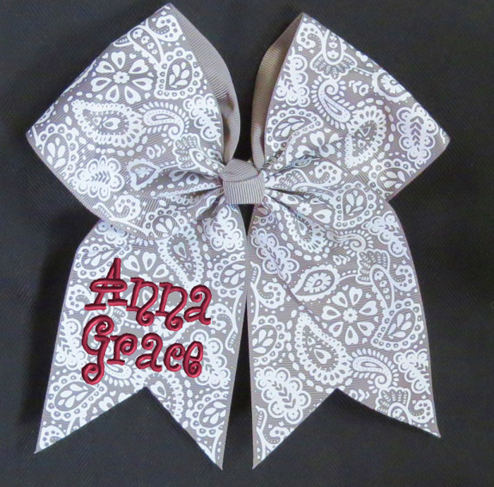 Personalized Hair Bow