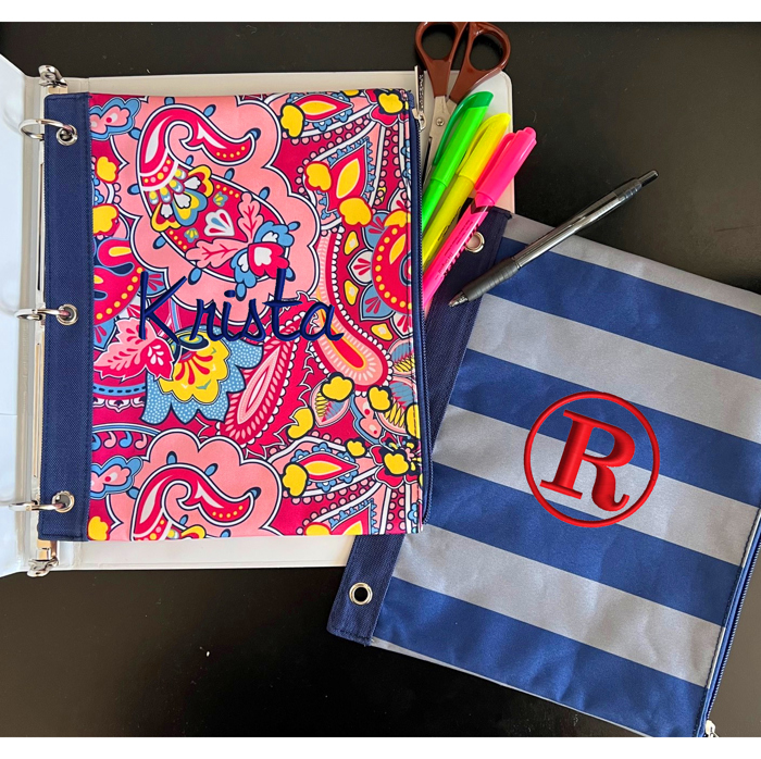 Personalized Notebook Pencil Case