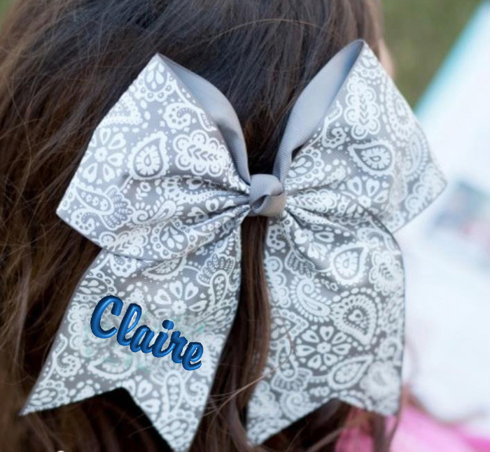 Personalized Hair Bow