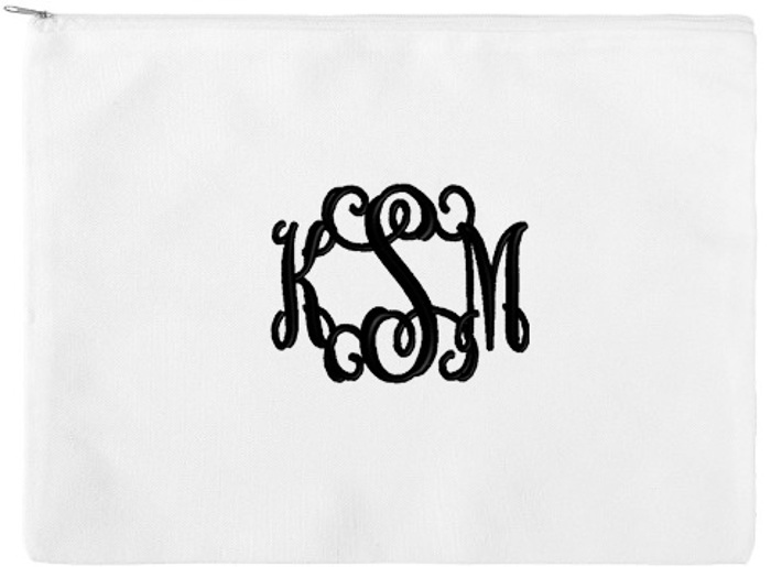 Personalized Large Cosmetic/Carry All  Bag - Many Styles!