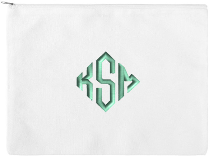 Personalized Large Cosmetic/Carry All  Bag - Many Styles!
