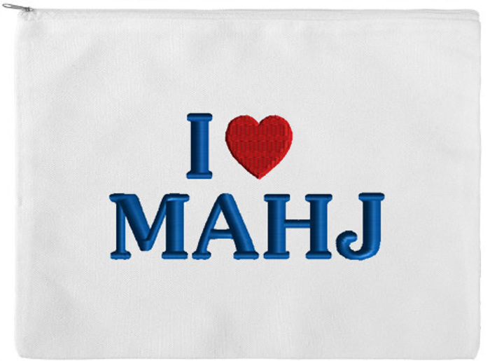 Personalized Mahjong Tile / Makeup Bag