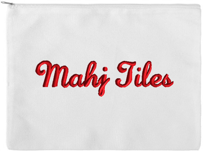 Personalized Mahjong Tile / Makeup Bag