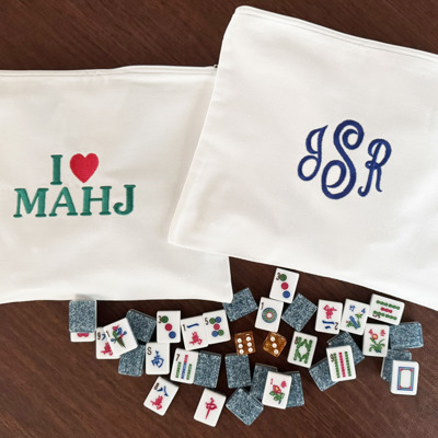 Personalized Mahjong Tile / Makeup Bag