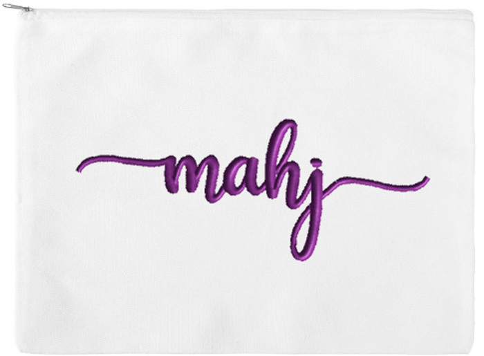 Personalized Mahjong Tile / Makeup Bag