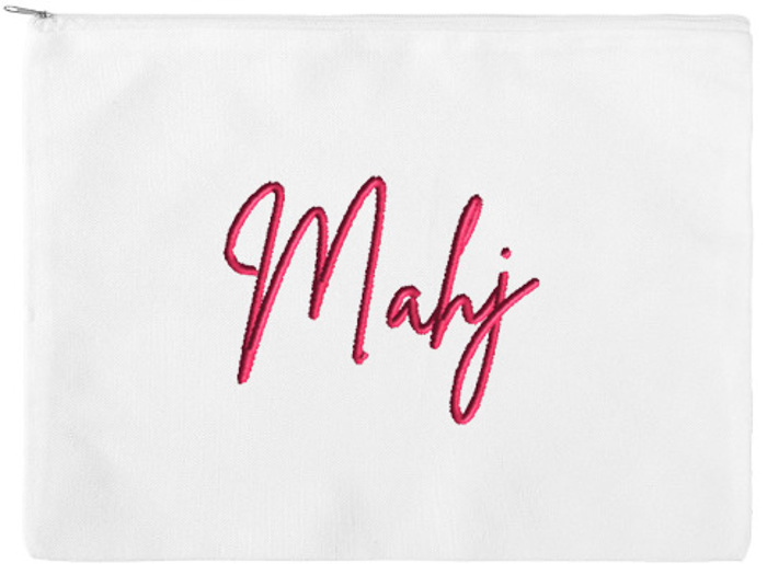 Personalized Mahjong Tile / Makeup Bag