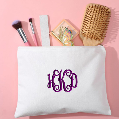Personalized Large Cosmetic/Carry All  Bag - Many Styles!