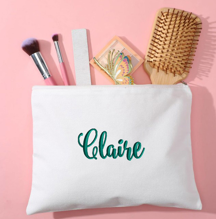 Personalized Large Cosmetic/Carry All  Bag - Many Styles!