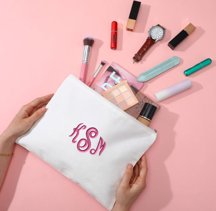 Personalized Large Cosmetic/Carry All  Bag - Many Styles!