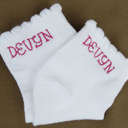  Personalized Little Girl Ruffle Top Socks