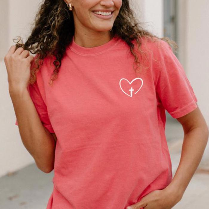 Jesus Has My Back Christian Comfort Colors Tee – Bold Faith Graphic Shirt for Women, Inspirational Religious Tee with Western Flair