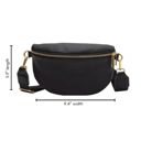  Leather Fanny Pack Crossbody Bags for Women Trendy Sling Bag for Women Small Crossbody Bags for Women Vacation Essentials Handbags Crossbody Purse Belt Bag