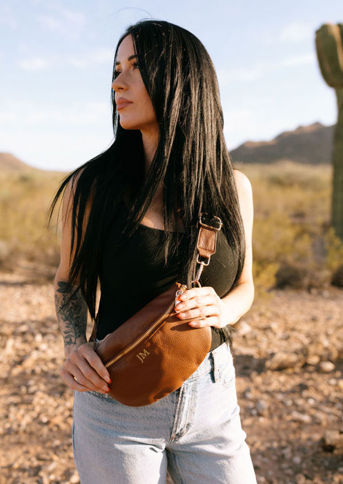 Personalized Leather Fanny Pack Crossbody Bags for Women, Trendy Customized Sling Bag for Women, Small Crossbody Bags for Women Vacation Essentials Handbags, Personalized Crossbody Purse Belt Bag