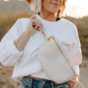  Leather Fanny Pack Crossbody Bags for Women Trendy Sling Bag for Women Small Crossbody Bags for Women Vacation Essentials Handbags Crossbody Purse Belt Bag