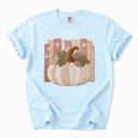  Starry Pumpkin Faux Patchwork Graphic Comfort Colors Tee, Vintage Harvest Shirt, Quilted Pumpkin Floral Top, Celestial Fall Graphic Tee, Fall Outfit
