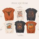  Fall Comfort Colors Graphic Tee, Pumpkin Shirt, Western Floral Tee, Homebody Fall Shirt, Autumn Graphic Tee, Cozy Fall Outfit, Thanksgiving Shirt, Cottagecore Tee