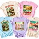  Travel Collection Comfort Colors Tee, Vintage Destination Shirt, National Park Graphic Tee, Beach Vacation Shirt, Wanderlust Apparel, Travel Lover Gift, Vacation Outfit, Gift for Her