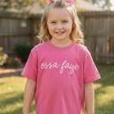  Kid Personalized Puff Print Comfort Colors Tee Toddler & Youth