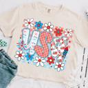  4th of July Patriotic Flag Shirts for Women, You Look like the 4th Of July All-American Comfort Colors Tee, Red, White & Cute, Freedom Looks Good on You Graphic Tee