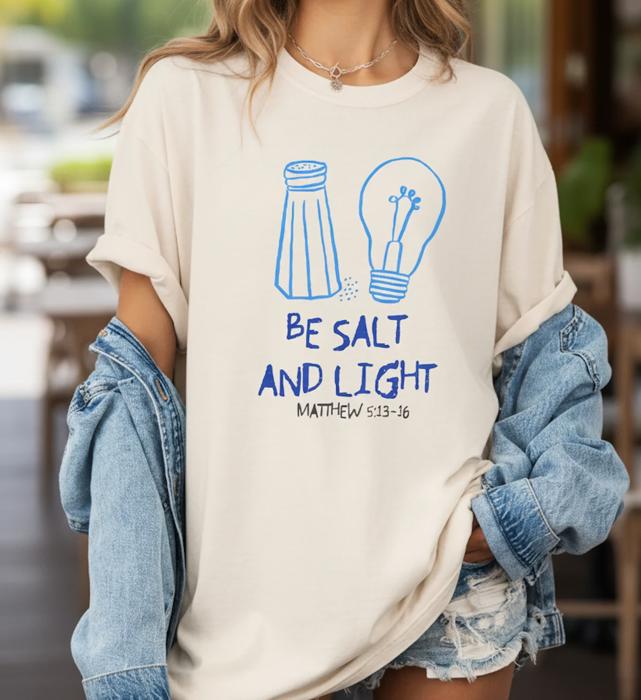 Christian Bible Verse Comfort Colors Tee, Choose Your Design, Faith Graphic Shirt, Matthew Scripture Tshirt, Religious Gift