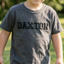  Kid Personalized Puff Print Comfort Colors Tee Toddler & Youth
