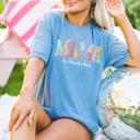  Mama Nana Mimi Gigi Memaw Faux Patchwork Graphic Tee, Patchwork Printed Design Shirt, Personalized Name Grandma Shirt, Custom Mom Tee