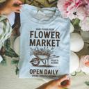 Flower Market Comfort Colors Shirt, Floral Graphic Tee, Vintage Flower Bouquet Shirt, Cottagecore Spring Outfit, Gift For Her