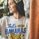  That's 100% Wild Bananas Comfort Colors Tee, Funny Sarcastic Quote Shirt, Humor Graphic Tee, Monkey Business Outfit, Gift For Her