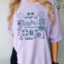  Summer Cruise Vacation Shirt, Beach Travel Graphic Tee, Cruise Trip Outfit, Family Cruise Shirt, Tropical Vacation Tee, Vacation Outfit for Women, Summer Holiday Shirt
