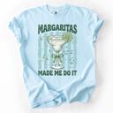  Margaritas Made Me Do It Shirt, Girls Trip Tee, Funny Tequila Gift for Her, Margarita Graphic Shirt, Bachelorette Shirt, Funny Saying Shirt