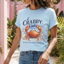  Summer Beach Southern Tee, Funny Beach Graphic Tee, Coquette Crabby Shirt, Beach Gift for Her, Sassy Ocean Outfit, Girls Trip Tee