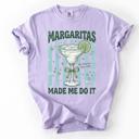  Margaritas Made Me Do It Shirt, Girls Trip Tee, Funny Tequila Gift for Her, Margarita Graphic Shirt, Bachelorette Shirt, Funny Saying Shirt