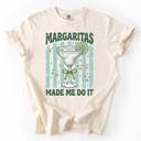  Margaritas Made Me Do It Shirt, Girls Trip Tee, Funny Tequila Gift for Her, Margarita Graphic Shirt, Bachelorette Shirt, Funny Saying Shirt