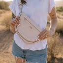  Personalized Classic Style Embroidered Nylon Belt Bag Custom Initials Crossbody Purse Waterproof Lightweight Sling Bag Gift for Women Travel Everyday Bag