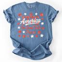  1776 in God we trust Graphic Tee, Fourth of July Outfit, Christian American Shirt, USA Pride Gift, Independence Day Tee, Casual Patriotic Wear, Religious gift for her