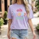  Oh Happy Day Graphic Tee, Positive Vibes Tee, Cute Gift for Her, Vibrant Women’s Shirt, Everyday Outfit, Bright and Cheerful Tee