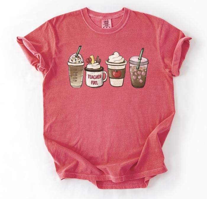 Teacher Graphic Tee, Inspirational Educators Shirt, Colorful Classroom Design, Comfort Colors Tee, Soft Casual Women’s Top, Gift for Educators