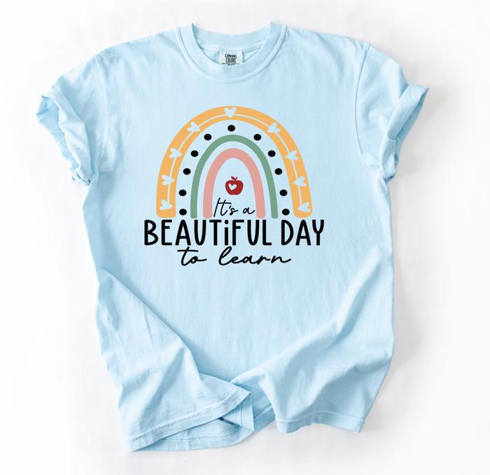 Teacher Graphic Tee, Inspirational Educators Shirt, Colorful Classroom Design, Comfort Colors Tee, Soft Casual Women’s Top, Gift for Educators