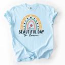  Teacher Graphic Tee, Inspirational Educators Shirt, Colorful Classroom Design, Comfort Colors Tee, Soft Casual Women’s Top, Gift for Educators