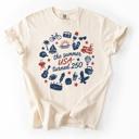  The Summer USA Turned 250 Graphic Tee, America 250th Anniversary Shirt, 4th of July Outfit for Women, Patriotic Summer Tee, USA Comfort Colors Shirt, Patriotic Gift for Her