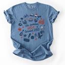  The Summer USA Turned 250 Graphic Tee, America 250th Anniversary Shirt, 4th of July Outfit for Women, Patriotic Summer Tee, USA Comfort Colors Shirt, Patriotic Gift for Her