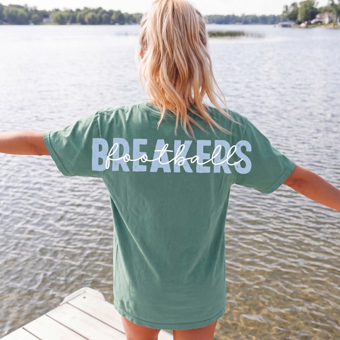 Custom Varsity Comfort Colors Tee, Personalized Graphic Shirt, Custom Name Tee, Trendy Oversized Shirt, Personalized Mascot Team, Hometown Tee, Gift for Her