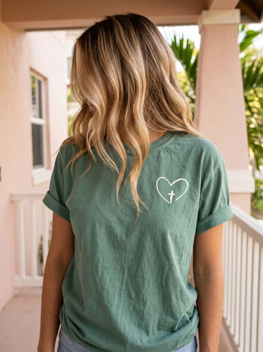 Jesus Has My Back Christian Comfort Colors Tee – Bold Faith Graphic Shirt for Women, Inspirational Religious Tee with Western Flair