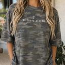  No Dusty Bibles LAT Camo Tee, Classic Green Camo Christian Graphic Shirt, Faith Inspired Apparel, Worship Outfit, Church Shirt, Christian Gift For Her, Bible Study Tee, Religious Clothing