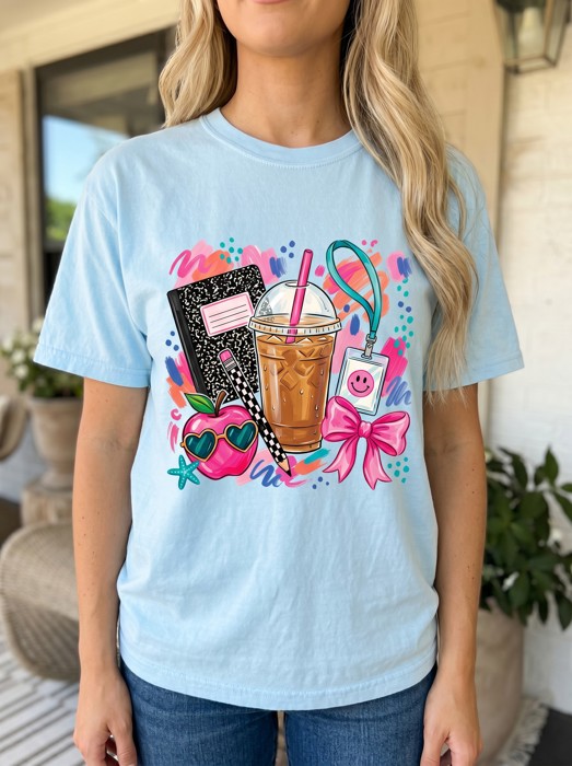 Back to School Teacher Comfort Colors Tee, Teacher Graphic Shirt, First Day of School Outfit, Teacher Gift, Elementary Teacher Shirt, Classroom Tee, Teacher Apparel