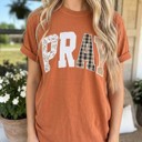  Pray Faux Embroidered Christian Comfort Colors Tee, Faith Graphic Shirt, Religious Gift, Church Outfit, Bible Study Tee, Christian Apparel, Gift For Her
