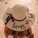 Personalized Floppy Beach Hat, Custom Text Sun Hat, Bachelorette Beach Hat, Girls Trip Hat, Vacation Hat for Women, Custom Floppy Hat, Beach Bride Hat, Summer Hat Gift for Her