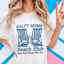  Summer Graphic Tees for Women Comfort Colors | Retro Beach Shirt, Floral Tee, Smiley Face, Summer Vibes, Salty Moms Club