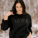  Custom Embossed Sweatshirt, City State or Area Code Name Sweatshirt, Custom School Sweatshirt Mascot Team Name Monotone Sweater