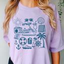  Summer Cruise Vacation Shirt, Beach Travel Graphic Tee, Cruise Trip Outfit, Family Cruise Shirt, Tropical Vacation Tee, Vacation Outfit for Women, Summer Holiday Shirt